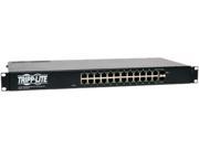 Tripp Lite 24 Port Gigabit Ethernet Switch with 12 Outlet PDU 2 SFP Ports NSU G24C2