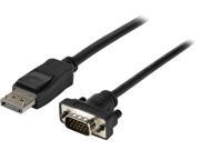 Tripp Lite DisplayPort to VGA Active Cable Adapter DP to HD15 M M DP2VGA 1080p 3 ft. P581 003 VGA