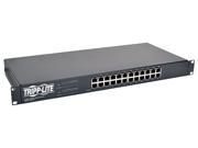 Tripp Lite 24 Port Gigabit Ethernet Switch with 12 Outlet PDU 1U NSU G24