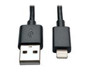 Tripp Lite M100 10N BK Black MFi Certified Lightning to USB Cable Sync Charge Apple iPhone iPod iPad