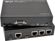 Tripp Lite BHDBT K E3SPI L HDBaseT HDMI over Cat5e 6 6a Extender Kit with Ethernet Power Serial IR Control