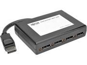Tripp Lite B156 004 V2 4 Port DisplayPort 1.2 Multi Stream Transport MST Hub 3840 x 2160 4K x 2K UHD
