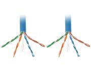 Tripp Lite 1000ft Cat6 Gigabit Bulk Cable Stranded CMR PVC 24AWG Blue 1000' Tripp Lite 1000ft Cat6 Gigabit Bulk Cable Stranded CMR PVC 24AWG Blue 1000'