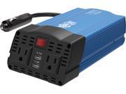 Tripp Lite 375 Watts Car Power Inverter 2 Outlets 2 Port USB Charging AC to DC PV375