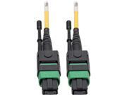 Tripp Lite MTP/MPO (APC) SMF Fiber Patch Cable 12 Fiber QSFP+ 40/100Gbe 2M (N390-02M-12-AP) Tripp Lite MTP/MPO (APC) SMF Fiber Patch Cable 12 Fiber QSFP+ 40/100Gbe 2M (N390-02M-12-AP)