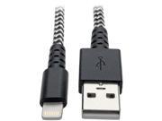 Tripp Lite Heavy Duty Lightning to USB Sync / Charge Apple iPhone iPad 3ft (M100-003-HD) Tripp Lite Heavy Duty Lightning to USB Sync / Charge Apple iPhone iPad 3ft (M100-003-HD)