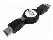 ZIP LINQ ZIP 1394 C08 Retractable 4Pin to 4Pin Firewire Cable
