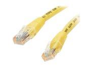 STARTECH.COM C6PATCH4YL MAKE POWER OVER ETHERNET CAPABLE GIGABIT NETWORK CONNECTIONS 4FT CAT 6 PATCH C