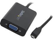 StarTech MCHD2VGAA2 Micro HDMI to VGA Adapter Converter with Audio for Smartphones Ultrabooks Tablets 1920x1200