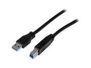 StarTech USB3CAB2M 6.56 ft 2m Certified SuperSpeed USB 3.0 A to B Cable