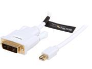 StarTech Model MDP2DVIMM3WS 3 ft. Mini DisplayPort to DVI Active Adapter Converter Cable mDP to DVI 1920x1200