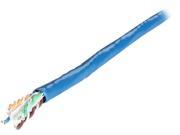 StarTech WIR6CMRBL 1000 ft. Bulk Roll of Blue CMR Cat 6 Solid UTP Riser Cable