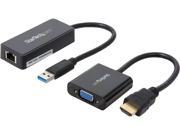 StarTech ACEAS7VGAGEK Acer® Aspire® S7 Ultrabook™ HDMI to VGA and USB 3.0 Gigabit Ethernet Accessory Bundle