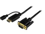 StarTech HD2VGAMM10 HDMI to VGA Active Converter Cable HDMI to VGA Adapter 1920x1200 or 1080p