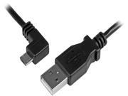StarTech.com 1m 3 ft Left Angle Micro USB Charge and Sync Cable M M USB 2.0 A to Micro USB 28 24 AWG