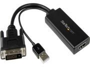 StarTech DVI2HD DVI to HDMI Video Adapter with USB Power and Audio 1080p