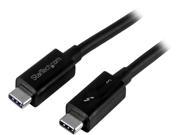StarTech Model TBLT3MM1MA 3.3 ft. Thunderbolt 3 USB C Cable 40Gbps Thunderbolt and USB Compatible