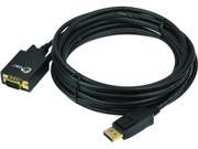 SIIG CB DP0X11 S1 15 ft. DisplayPort to VGA Converter Cable