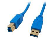 4xem 4XUSB3AB3FTBL 3 Feet USB 3.0 Cable A To B Blue