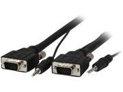 Comprehensive VGA15P P 12HR A 12 ft. Pro AV IT Series VGA w Audio HD15 pin Plug to Plug Cable
