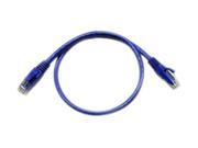 V7 V7N3C5E 02F BLUS 2 ft. Network Patch Cable