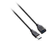 V7 USB 3.0 Extension Cable USB A to A M F Black 1.8m