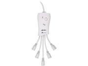 ACCELL D080B 009K 6 ft. 5 Outlets 600 Joule PowerSquid 600 Joules Surge Protector and Power Conditioner