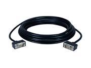 QVS CC388M1 35 35 ft. High Performance UltraThin HD15 Tri Shield Fully Wired Cable with Interchangeable Mounting
