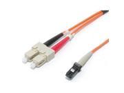 StarTech.com 2m Multimode 62.5 125 Duplex Fiber Patch Cable MTRJ SC