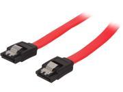 VCOM VC SATA18 18 SATA II Red Cable with Locking Latch