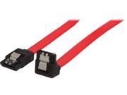 VCOM VC SATAR18 18 SATA II One Right Angle Red Cable with Locking Latch