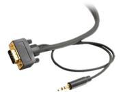 Cables To Go 28252 25 ft. Flexima HD15 UXGA 3.5mm Stereo Audio Monitor Cable