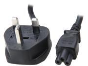 Nippon Labs Model POW-15206-UK 6 ft. 3 Pin England Notebook Power Cord Non Polarized Nippon Labs Model POW-15206-UK 6 ft. 3 Pin England Notebook Power Cord Non Polarized