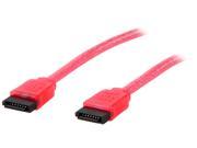 Nippon Labs SATA3 R 1.5FT RD 1.5 ft. SATA3 Straight to SATA3 Straight Copper Round Cable UV Red