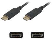 AddOn DISPLAYPORT6F 5PK 6ft 6ft 1m Black DisplayPort Cable M M