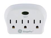 GE 14704 3 Outlets 540 J In Wall Surge Protector