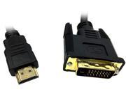 Professional Cable HDMIM DVIM 2M Black 6 Feet M M HDMI Male to DVI Male Single Link