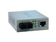 Tripp Lite Fiber Optic 10 100BaseT to 100BaseFX SC Multimode Media Converter 2km 1310nm N784 001 SC