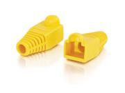 C2G RJ45 Snagless Boot Cover 6.0mm OD Yellow 50pk