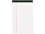 USDA Certified Bio Preferred Legal Pad Ruled 5 x 8 40 Sheets White