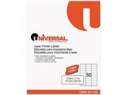 Laser Printer Permanent Labels 1 X 2 5 8 Clear 1500 Box