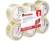 Box Sealing Tape 2 X 55Yds 3 Core Clear 6 Pack