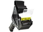 Handheld Box Sealing Tape Dispenser 3 Core Metal Plastic Black R