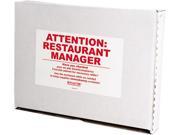 Smartcompliance Restaurant First Aid Cabinet Refill 214 Pieces