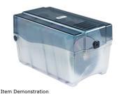 Cd dvd Storage Case Holds 150 Discs Clear smoke