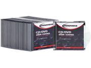 CD DVD Polystyrene Thin Line Storage Case Clear 25 Pack