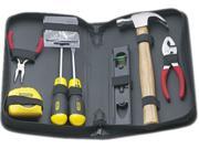 General Repair 8 Piece Tool Kit In Water Resistant Black Zippered Case