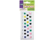 Peel N Stick Wiggle Eyes Assorted Sizes Assorted Colors 125 Pack