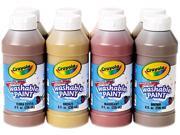 Multicultural Washable Paint Pack 8 Assorted Colors 8 Oz 8 Pack