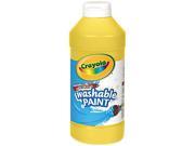 Washable Paint Yellow 16 Oz